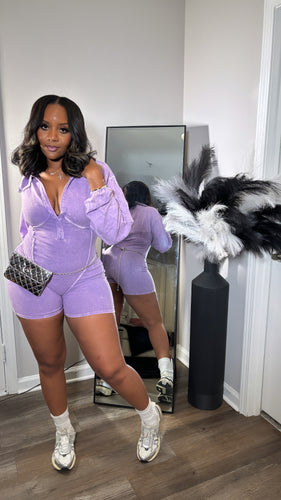 Kandi Romper (Lavender)