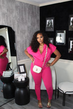 Load image into Gallery viewer, For Keeps Jumpsuit (Fuchsia)